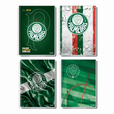 Caderno Universitário Palmeiras 16 Matérias - Credeal