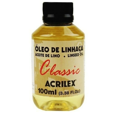 Óleo De Linhaça 100ml Acrilex