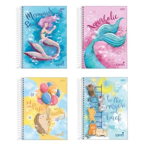 Caderno Espiral Capa Dura 1 Matéria 80 Fls Dream - Star School - comprar online