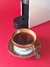Duo de té nacar iridiscente y guarda en oro, Japon