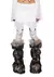 Wild Attraction Mesh Mini Skirt- Off White