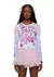 Sugar Thrillz Hearts On Fire Long Sleeve Top Multi
