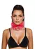 Funk Plus Leather Back Fur Choker Pink
