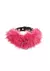 Funk Plus Leather Back Fur Choker Pink - comprar online