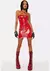 Dolls Kill x Hot Stuff Casper Turn Up The Heat Mini Dress Red - comprar online