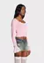 Sugar Thrillz No Players Here Crop Top Pink - comprar online