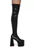 Lamoda Separate Thigh High Boots Black - comprar online
