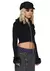 The Grave Girls Imaginary Joy Cropped Cardigan Black - Kyoto