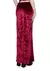 Widow Time Stands Still Maxi Skirt Burgundy - Kyoto