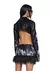 Namilia Inferno Open Back Jacket Black en internet