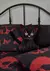 Dolls Home Possessed Feline Cat Pillow Black - comprar online