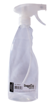 PULVERIZADOR PLASTICO 500ML TRANSPARENTE SUPERPRO (SP9347)