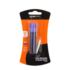 REFIL MARCADOR QUADRO BRANCO AZUL JOCAR - comprar online