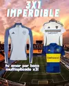 3X1 BOCA - Remera Titular + Remera Suplente + buzo de entrenamiento De Regalo