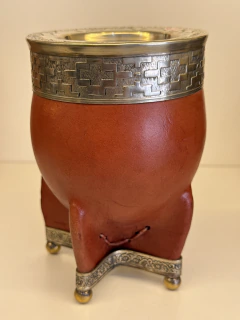 Mate imperial con bronce - Pilchas Gauchas DeCamPopp