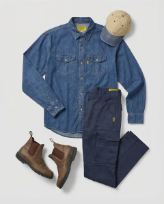 Camisa jean y cargo
