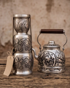 Juego de mate diseño de caballo