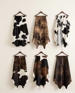 Alfombra cuero de vaca grande - tienda online