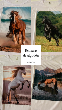 Remera de caballo - comprar online