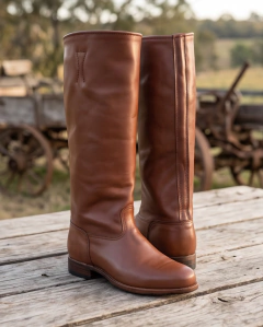 Bota cuero engrasado - Pilchas Gauchas DeCamPopp