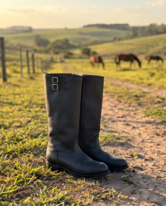 Bota de cuero engrasado - comprar online