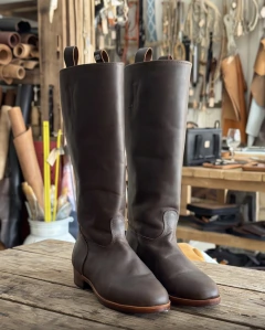 Bota cuero engrasado
