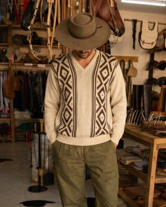 Sweter tejido pesado
