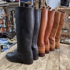 Imagen de Bota de cuero caña alta