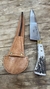 Cuchillo Asta de ciervo y bronce - tienda online
