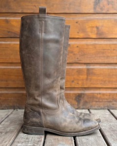Bota de cuero engrasado