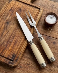 Set de cuchillo y tenedor para carne