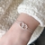 Pulseira Cartier dois circulos cravejados intercalados - comprar online