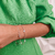 pulseira prata elo portugues zirconia coracoes - comprar online