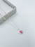 Colar coração rosa pink - comprar online