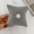 Pulseira entremeio medalha nunca foi sorte sempre foi Deus 15mm envelhecido corrente cartier