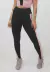 Calça Detalhe Rosê Lateral Legging Fitness Preto | REF: LX114