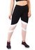 Calça Branco e Chocolate Legging Fitness Preto Com Faixas | REF: LC52 - CaldasFitness