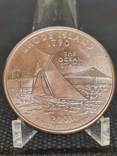 Moeda USA Quarter dólar letra P