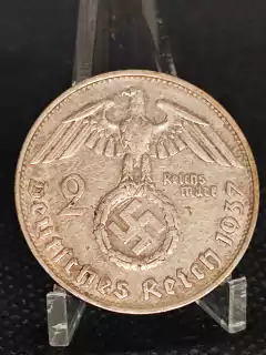Moeda Alemanha Nazi 2 Reichs Mark