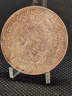 Moeda Uruguai 10 pesos prata ano 1961 - comprar online