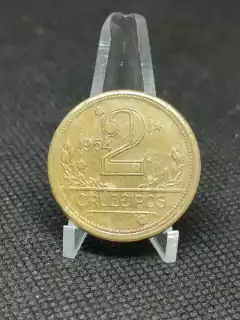 MOEDA DE 2 CRUZEIROS ANO 1954.