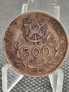 Moeda 500 Réis ano 1912 estrela ligada