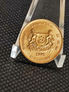 Moeda Singapura 5 cents ano 1995 - comprar online