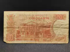 Cédula Bélgica cinquenta Francs - comprar online