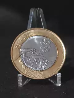 Moeda olimpíadas 1 real basquete - comprar online
