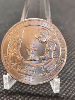 Moeda Quarter dólar Vermont Parks