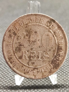 Moeda 200 Réis ano 1888