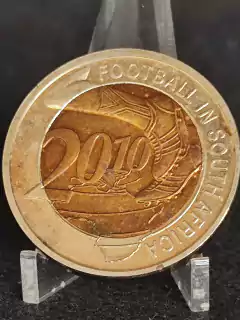 Moeda África do Sul comemorativa da copa