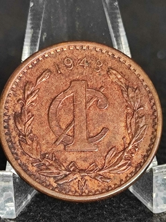 Moeda México segunda guerra mundial 1 cent ano 1943