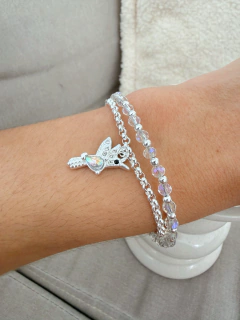 Pulsera Doble Colibrí